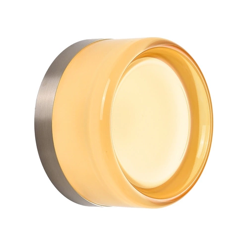 CANDY LED jantarová nástěnná lampa 13,5 cm