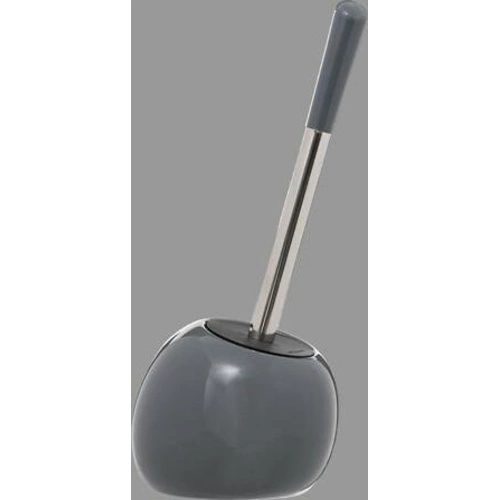 Moderní keramický WC kartáč Colors šedý 35 cm do koupelny 5five