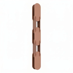 Nástěnné svítidlo CHAIN 91 LED mocca moderní do obývacího pokoje