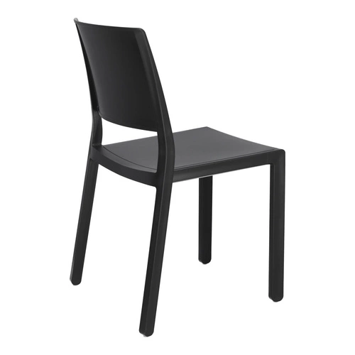 Zahradní plastová židle Kate SCAB Design antracit, stohovatelná, snadno čistitelná