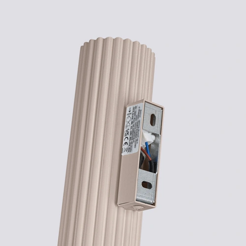 Moderní nástěnné svítidlo KARBON 30 taupe hliníkové do obýváku a chodby