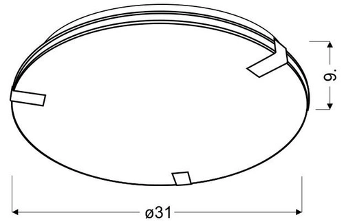 Stropní svítidlo Noble 31 2x60W E27