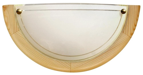 Stropní svítidlo 1030 1/2 dřeva standard 1x60W E27 borovice