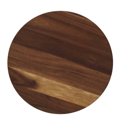 Kulatý konferenční stolek Will 45 cm skandinávský ořech do obýváku Intesi