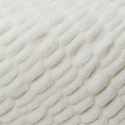 Fleecová deka Furry Luxury bílá hřejivá a nadýchaná na postel nebo pohovku 140x200 cm