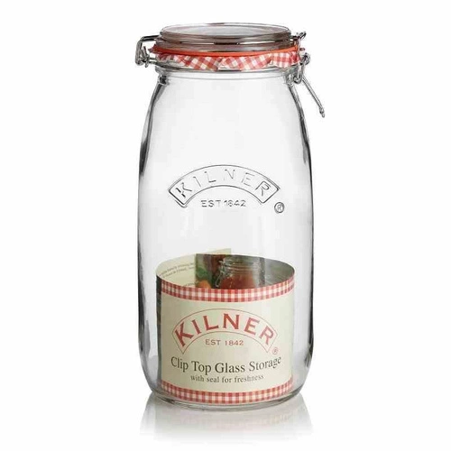 Sklenice 3l, Round Clip Top Jar KILNER