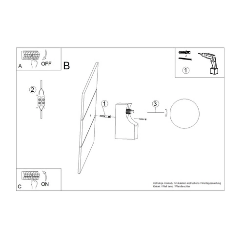 Nástěnná lampa BULBO moderní bílá z přírodního dřeva do obýváku a ložnice SOLLUX LIGHTING