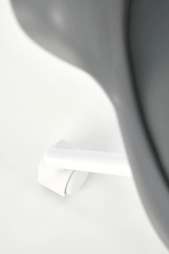 Ergonomická dětská kancelářská židle Lygas šedá, moderní otočná na kolečkách Intesi