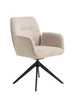 Otočná jídelní židle Roxana čalouněná s područkami