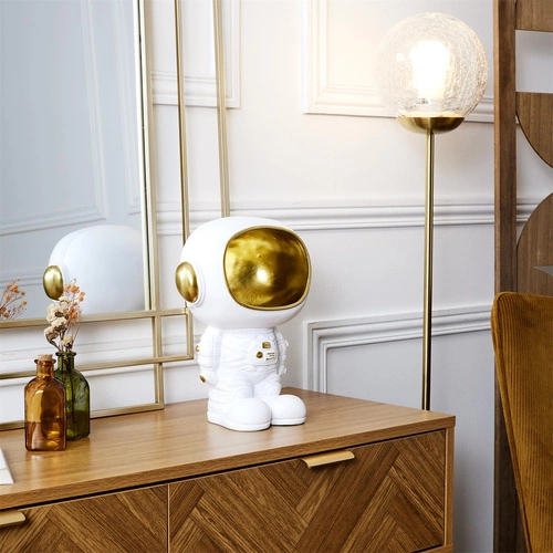 Figurka Astronauta s funkcí ukládání bílá/zlatá