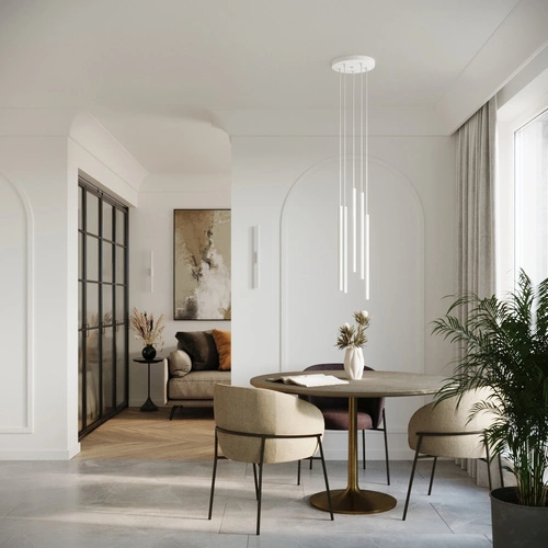 Moderní bílá kovová nástěnná lampa Pastelo 2 SOLLUX LIGHTING do obýváku a ložnice