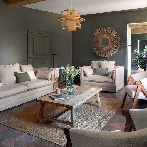 Jutový koberec boho 160x230 Atmosphera přírodní obdélníkový do obýváku nebo ložnice