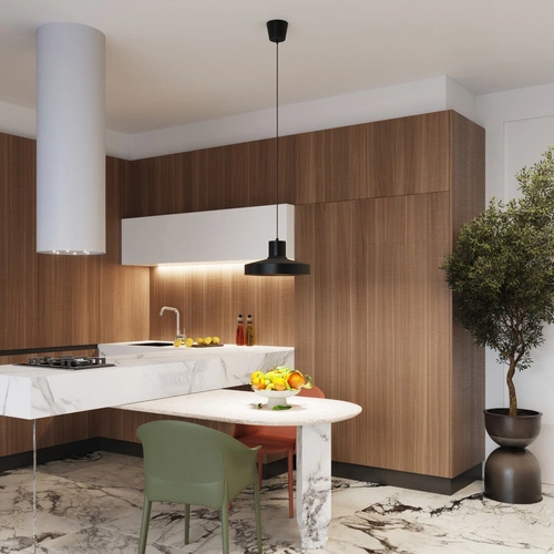 Závěsné svítidlo BILO černé moderní kovové do obýváku a kuchyně 35 cm SOLLUX