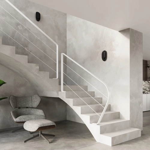 Nástěnné svítidlo Tear černé moderní kovové do obýváku, ložnice nebo nad zrcadlo