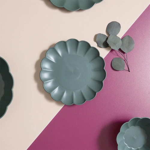 Dezertní talíř Iris 20,5 cm tmavě šedý