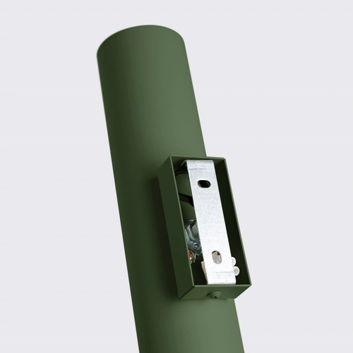 Nástěnné svítidlo Lagos 2 loftové olivově zelené ocelové do obýváku a ložnice SOLLUX LIGHTING