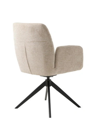 Otočná jídelní židle Roxana čalouněná s područkami