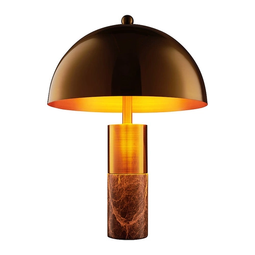 Stolní lampa COMO zlatá mramorová glamour do obýváku a ložnice Step into Design 70 cm