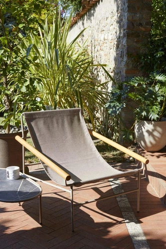Zahradní relaxační křeslo Dress_Code Smart moderní s područkami na terasu i do exteriéru