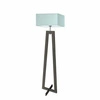 Stojací lampa do obýváku JAWA, moderní dřevěná, mátové stínidlo, 138 cm