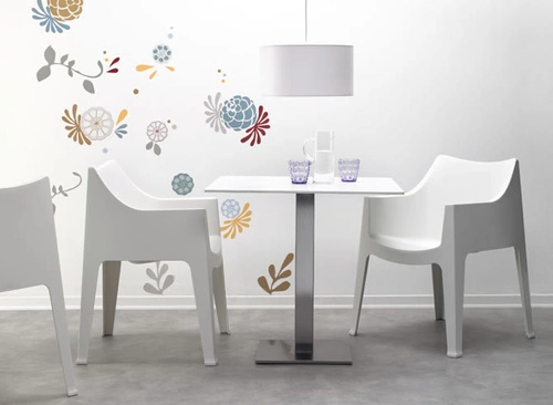 Zahradní plastová židle s područkami Coccolona SCAB Design oranžová