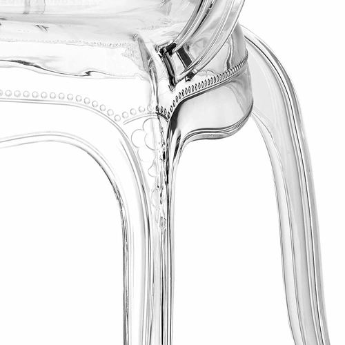 židle Queen Arm transparentní