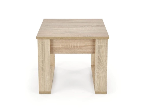 Konferenční stolek Halk S čtvercový dub sonoma se zásuvkou moderní do obývacího pokoje Intesi