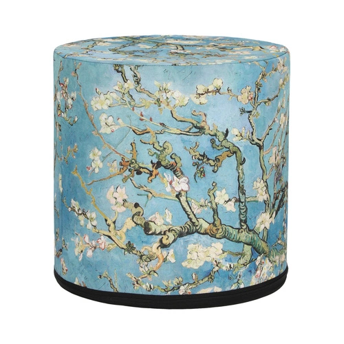 Zahradní kulatý puf Japandi MOOD moderní voděodolný na zahradu balkon terasu