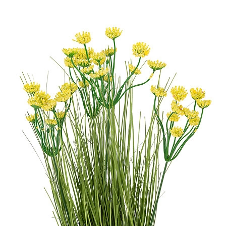 Atmosphera umělá kytice žlutých lučních květin jako živé do obýváku nebo na balkon 58 cm
