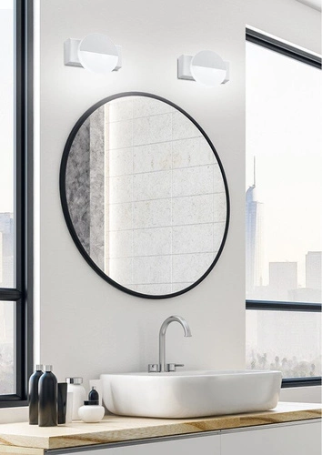 LED koupelnové nástěnné svítidlo Sing bílé moderní nad zrcadlo 4000K