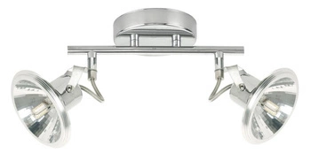 Moderní stropní LED svítidlo Moon chrom nastavitelné do obývacího pokoje a ložnice CANDELLUX