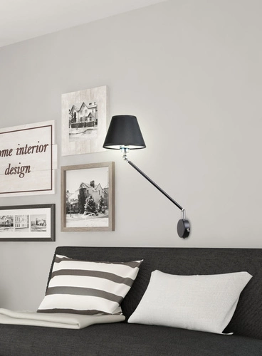 Nástěnná lampa Filly 1x40W E27 matná černá