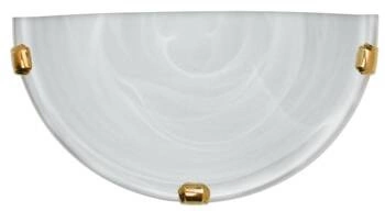 Stropní skleněné svítidlo Duna bílá klasická do obýváku a ložnice 30 cm CANDELLUX