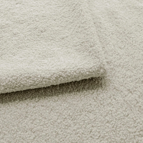 Moderní rohová rozkládací sedačka Hobro pravá béžová do obýváku s úložným prostorem