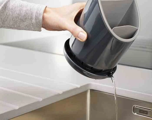 JJ - Odkapávač na příbory, šedý, Dock