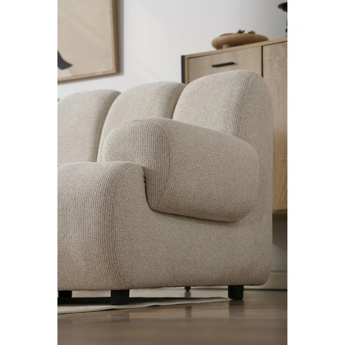 Rohová modulární pohovka Taza 3,5místná písková do obýváku levá