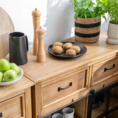 Ruční dřevěný mlýnek na sůl a pepř moderní 15 cm 5five simply smart