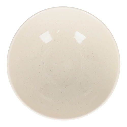 Keramická miska na salát a občerstvení Gomera 25 cm bílá kulatá