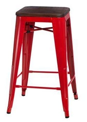 Židle barová Paris Wood 75cm barva