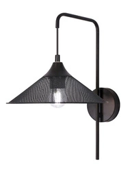 Nástěnné svítidlo Kiruna černé kovové glamour Ledea moderní do obýváku a ložnice