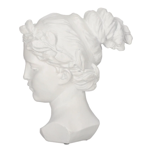 Dekorační soška hlava Venus Atmosphera bílá glamour do obýváku a ložnice 26 cm