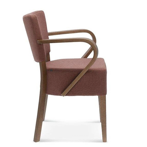 Jídelní čalouněná židle s područkami Fameg Tulip.2 na míru buková