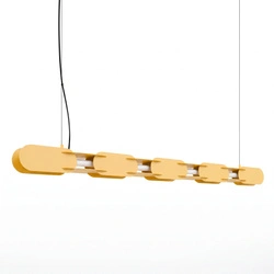 Závěsné svítidlo CHAIN 158 LED žluté moderní nad jídelní stůl