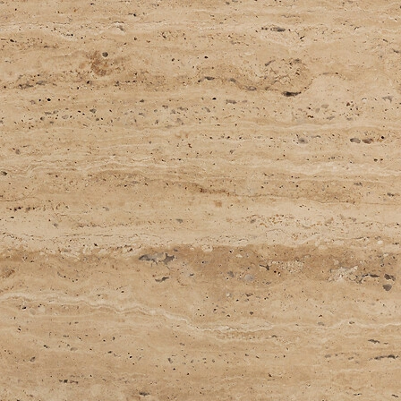 Sada 2 konferenčních stolků Jivan obdélníkový travertin dřevěný skandinávský do obývacího pokoje Atmosphera