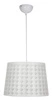 Orlando 35 mřížková závěsná lampa 1x60W E27 bílá