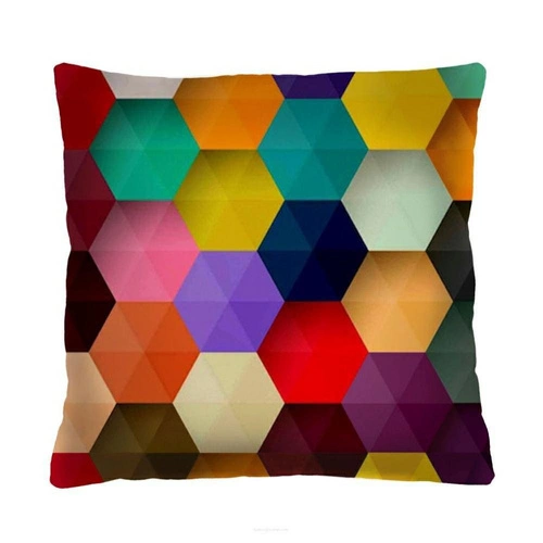 Sametový dekorativní polštář proti alergii FACTOR do obýváku a ložnice multicolor 40x40