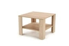 Konferenční stolek čtvercový Tastur S 70x70 cm dub sonoma s policí moderní do obýváku Intesi