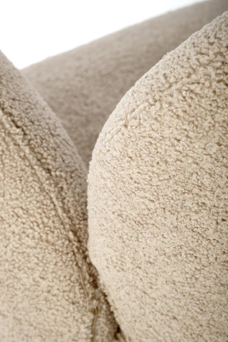 Otočená čalouněná židle Paulett béžová s područkami do jídelny a obýváku Intesi