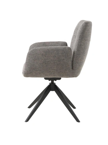 Otočná jídelní židle Roxana čalouněná s područkami