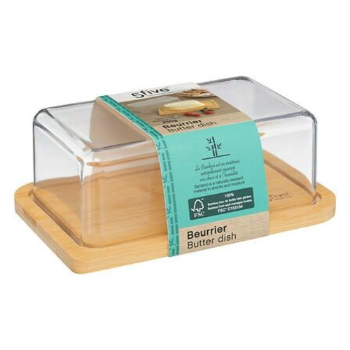 Přírodní bambusová miska na máslo